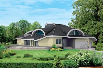  Projekt domu Anastazja (WAL1017) - projekt domu parterowego z poddaszem - Zdjęcie 2