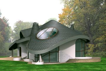  Projekt domu Floro (WAL1024) - projekt domu parterowego z poddaszem - Zdjęcie 1