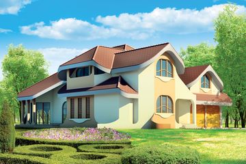  Projekt domu Malachit 2 (WAL1027) - projekt domu parterowego z poddaszem - Zdjęcie 1