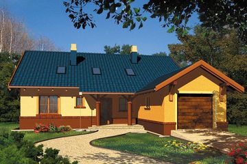  Projekt domu Linos I (WRH1124) - projekt domu parterowego - Zdjęcie 3