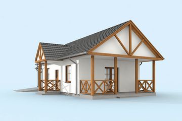  Projekt domu Montevideo (SLN1749) - projekt domu parterowego - Zdjęcie 4