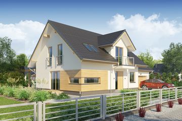  Projekt domu August 2 PS (WRW1252) - projekt domu parterowego z poddaszem - Zdjęcie 3