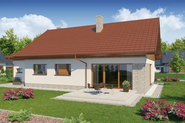  Projekt domu Timor (WRW1256) - projekt domu parterowego - Zdjęcie 2