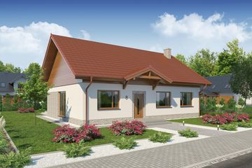  Projekt domu Timor 3 (WRW1257) - projekt domu parterowego - Zdjęcie 1