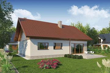  Projekt domu Timor 3 (WRW1257) - projekt domu parterowego - Zdjęcie 2