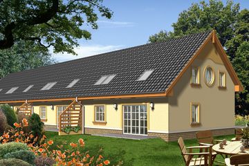  Projekt domu Samba (WRN1084) - projekt domu parterowego z poddaszem - Zdjęcie 4