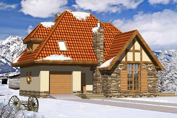  Projekt domu Skała (WRN1104) - projekt domu parterowego z poddaszem - Zdjęcie 3