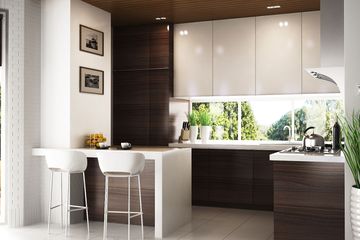  Projekt domu Kajka G1 Mocca (WRC2565) - projekt domu parterowego z poddaszem - Zdjęcie 4