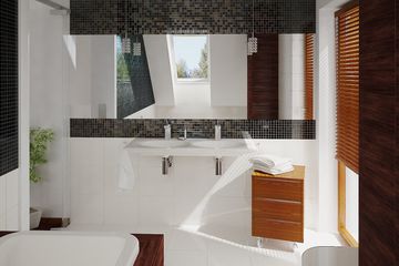  Projekt domu Kajka G1 Mocca (WRC2565) - projekt domu parterowego z poddaszem - Zdjęcie 5