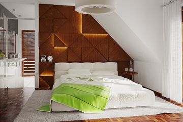  Projekt domu Kajka G1 Mocca (WRC2565) - projekt domu parterowego z poddaszem - Zdjęcie 7