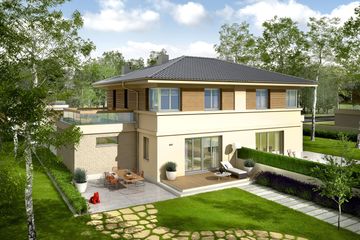  Projekt domu Fernando G1 (bliźniak) energo (WRC2613) - projekt domu z pełnym piętrem - Zdjęcie 3