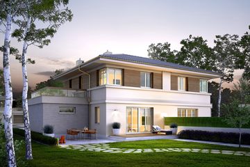  Projekt domu Fernando G1 (bliźniak) energo (WRC2613) - projekt domu z pełnym piętrem - Zdjęcie 4