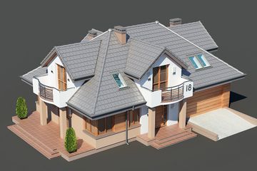  Projekt domu Goblin II N 2G (BSB1116) - projekt domu parterowego z poddaszem - Zdjęcie 5