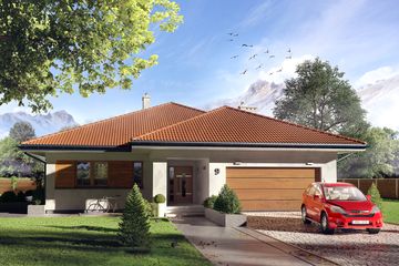  Projekt domu Decyma 6 (BSA2080) - projekt domu parterowego - Zdjęcie 1