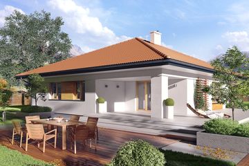  Projekt domu Decyma 6 (BSA2080) - projekt domu parterowego - Zdjęcie 4