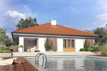  Projekt domu Decyma 6 (BSA2080) - projekt domu parterowego - Zdjęcie 5