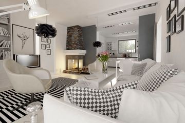  Projekt domu Bernikla II z garażem 1-st. [A] (WRF1622) - projekt domu parterowego z poddaszem - Zdjęcie 6