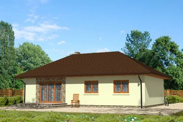  Projekt domu Domek Piastowski (002 SK) (SLF1047) - projekt domu parterowego - Zdjęcie 2