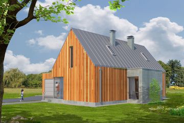  Projekt domu MD-20 (KKA1019) - projekt domu parterowego z poddaszem - Zdjęcie 4