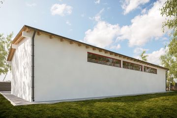  Projekt budynku gospodarczego G260 - Budynek gospodarczy (PRA1284) - projekt budynku parterowego - Zdjęcie 2