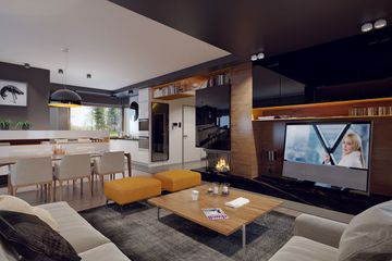  Projekt domu Limbo (BSE1084) - projekt domu parterowego z poddaszem - Zdjęcie 3