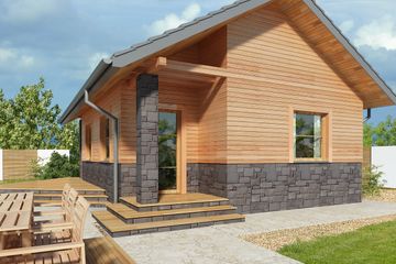  Projekt domu Lucca VI LMB71e (WRB1565) - projekt domu parterowego - Zdjęcie 4