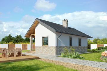  Projekt domu Lucca VI LMB71e (WRB1565) - projekt domu parterowego - Zdjęcie 7