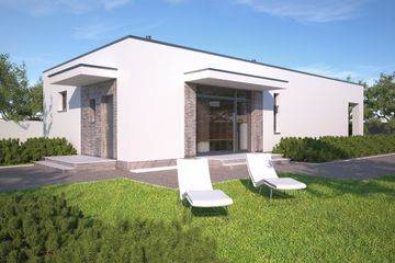  Projekt domu Lancaster III DCB104b (WOB1623) - projekt domu parterowego - Zdjęcie 5