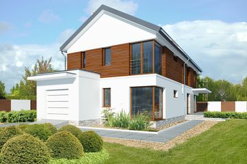 Projekt domu Imperia III DCP286b - z pełnym piętrem dom o powierzchni 195,23 m², dach dwuspadowy - ujęcie 4