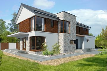 Projekt domu Imperia III DCP286b - z pełnym piętrem dom o powierzchni 195,23 m², dach dwuspadowy - ujęcie 5