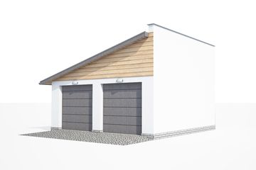  Projekt garażu G330H (SLN2391) - projekt garażu parterowego - Zdjęcie 4