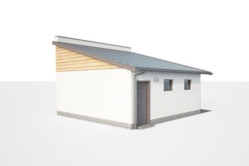  Projekt budynku gospodarczego G330H budynek gospodarczy (SLN2393) - projekt budynku parterowego - Zdjęcie 2