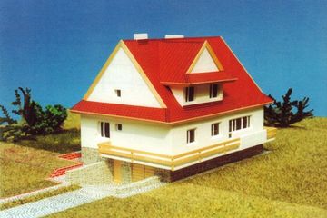  Projekt domu MS-5 (KRA3828) - projekt domu parterowego z poddaszem - Zdjęcie 2