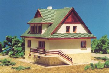  Projekt domu MS-3 (KRA3829) - projekt domu parterowego z poddaszem - Zdjęcie 1