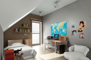  Projekt domu Katania 2 szkielet drewniany, dom jednorodzinny z poddaszem użytkowym (SLN2355) - projekt domu parterowego z poddaszem - Zdjęcie 5