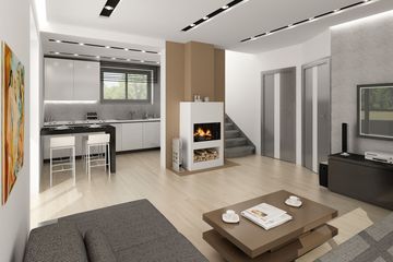  Projekt domu Katania 2 szkielet drewniany, dom jednorodzinny z poddaszem użytkowym (SLN2355) - projekt domu parterowego z poddaszem - Zdjęcie 6