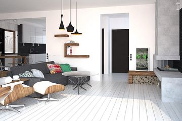  Projekt domu HG-C1A (KRM1042) - projekt domu parterowego z poddaszem - Zdjęcie 4