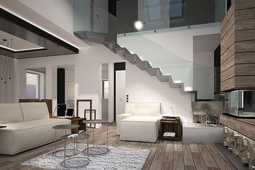  Projekt domu HG-C1 (KRM1008) - projekt domu parterowego z poddaszem - Zdjęcie 3