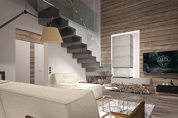  Projekt domu HG-C1 (KRM1008) - projekt domu parterowego z poddaszem - Zdjęcie 5