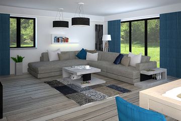  Projekt domu HG-H3B (KRM1079) - projekt domu parterowego - Zdjęcie 3