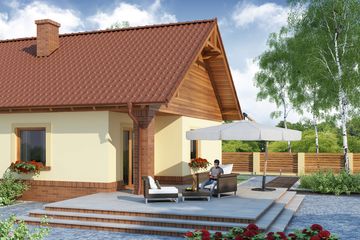  Projekt domu Eliasz PS (WRW1025) - projekt domu parterowego - Zdjęcie 3