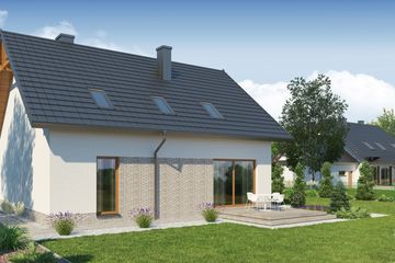 Projekt domu Ksawery 2 PS (WRW1028) - projekt domu parterowego z poddaszem - Zdjęcie 3