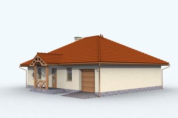  Projekt domu San Diego (SLN1068) - projekt domu parterowego - Zdjęcie 3