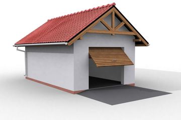  Projekt budynku gospodarczego G10 budynek gospodarczy (SLN1790) - projekt budynku parterowego - Zdjęcie 3