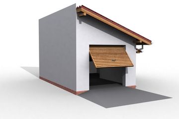  Projekt budynku gospodarczego G14 budynek gospodarczy (SLN1793) - projekt budynku parterowego - Zdjęcie 3