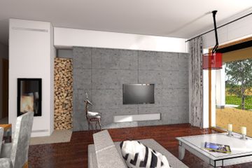  Projekt domu TK70 (WAK1066) - projekt domu parterowego - Zdjęcie 5