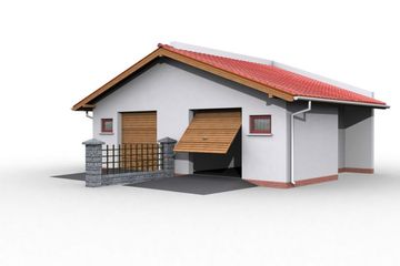  Projekt budynku gospodarczego G19 budynek gospodarczy (SLN1798) - projekt budynku parterowego - Zdjęcie 3