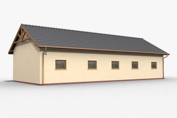  Projekt budynku gospodarczego G49 budynek gospodarczy (SLN1825) - projekt budynku parterowego - Zdjęcie 4