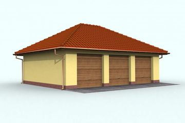  Projekt budynku gospodarczego G62 budynek gospodarczy (SLN1837) - projekt budynku parterowego - Zdjęcie 4