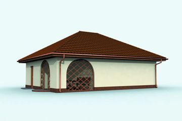  Projekt budynku gospodarczego G144 budynek gospodarczy (SLN1919) - projekt budynku parterowego - Zdjęcie 4